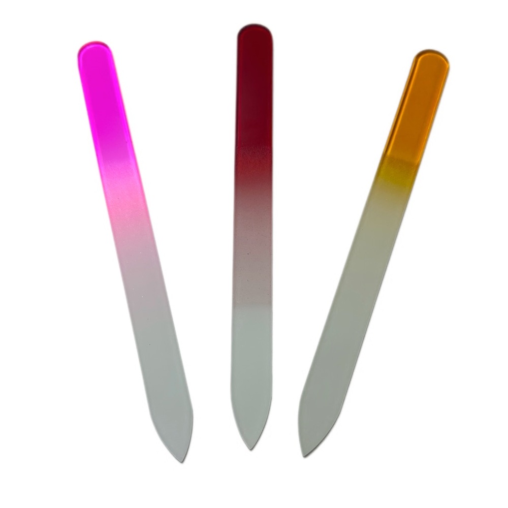 Gradient Glass Nail Files Set